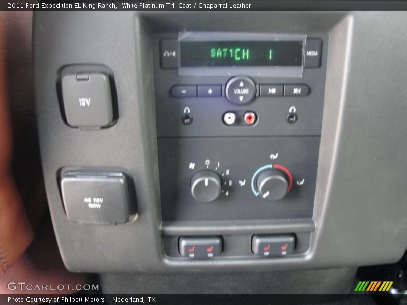 White Platinum Tri-Coat / Chaparral Leather 2011 Ford Expedition EL King Ranch