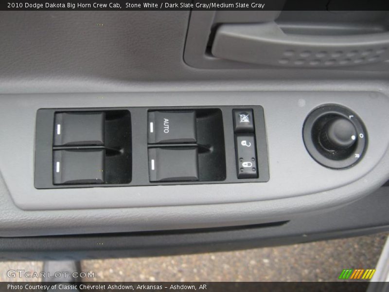 Stone White / Dark Slate Gray/Medium Slate Gray 2010 Dodge Dakota Big Horn Crew Cab