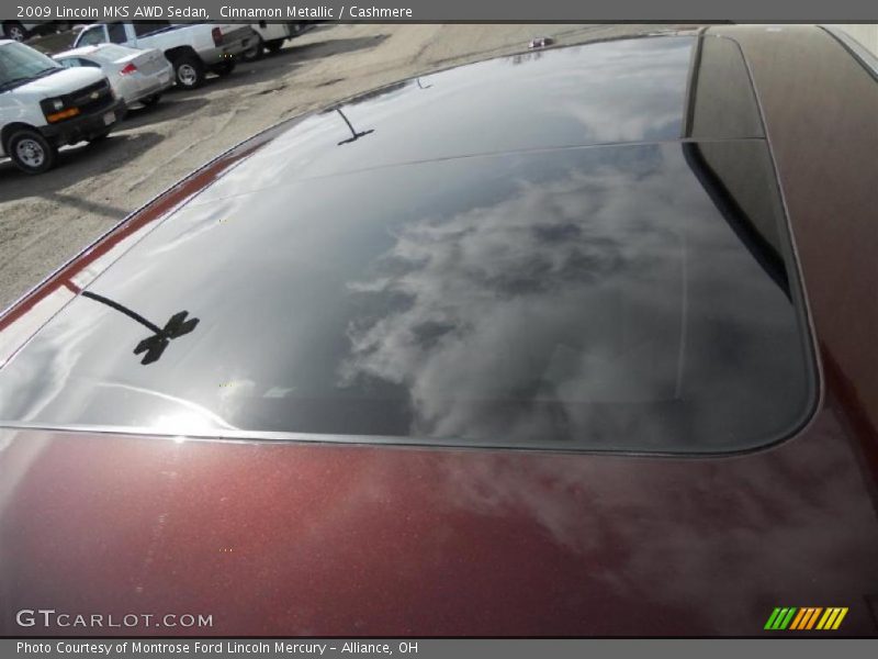 Cinnamon Metallic / Cashmere 2009 Lincoln MKS AWD Sedan