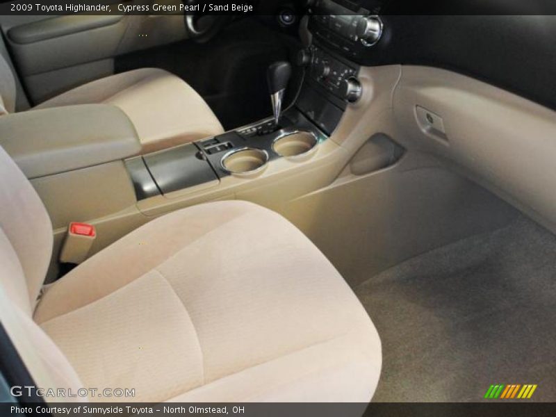 Cypress Green Pearl / Sand Beige 2009 Toyota Highlander