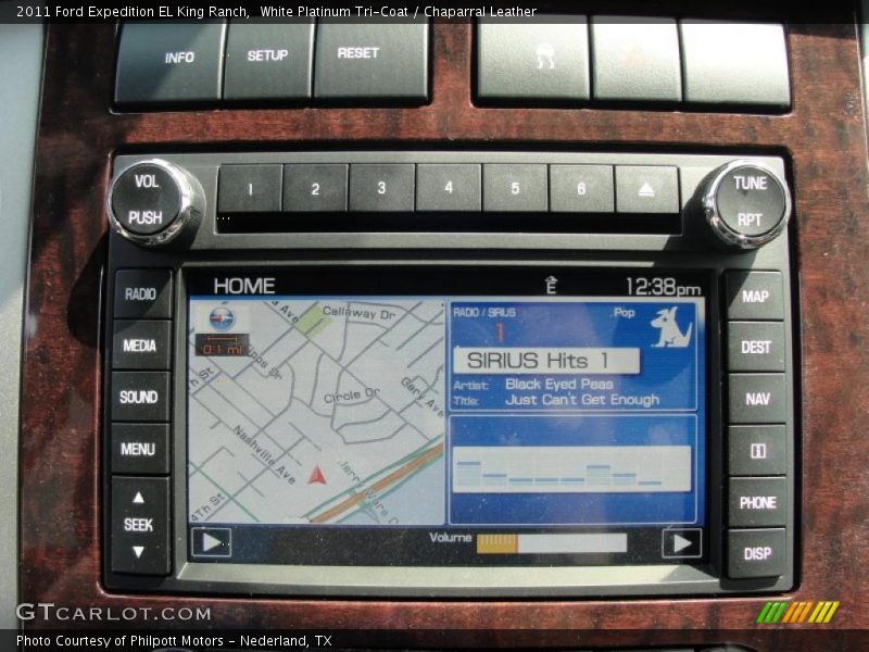 Navigation of 2011 Expedition EL King Ranch