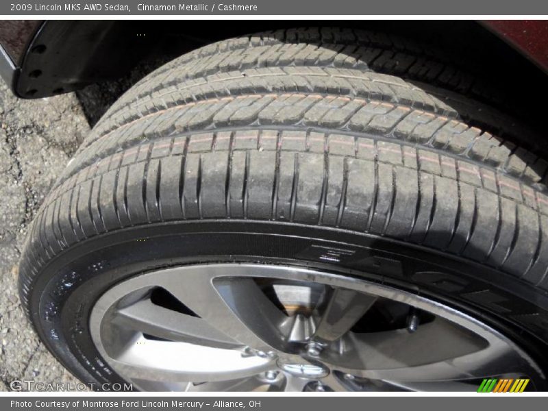 Cinnamon Metallic / Cashmere 2009 Lincoln MKS AWD Sedan
