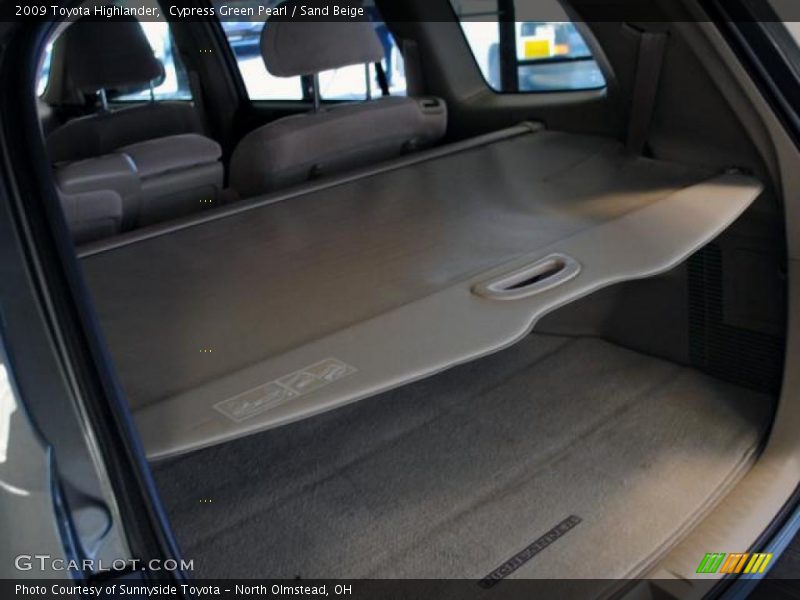 Cypress Green Pearl / Sand Beige 2009 Toyota Highlander