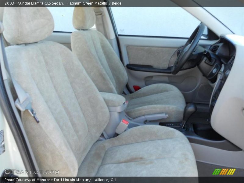  2003 Elantra GLS Sedan Beige Interior