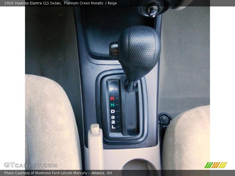 2003 Elantra GLS Sedan 4 Speed Automatic Shifter