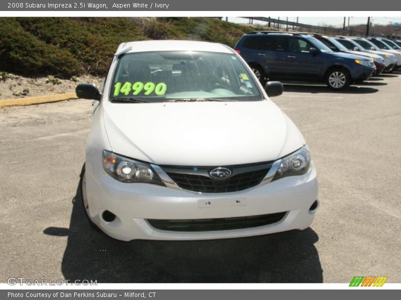 Aspen White / Ivory 2008 Subaru Impreza 2.5i Wagon
