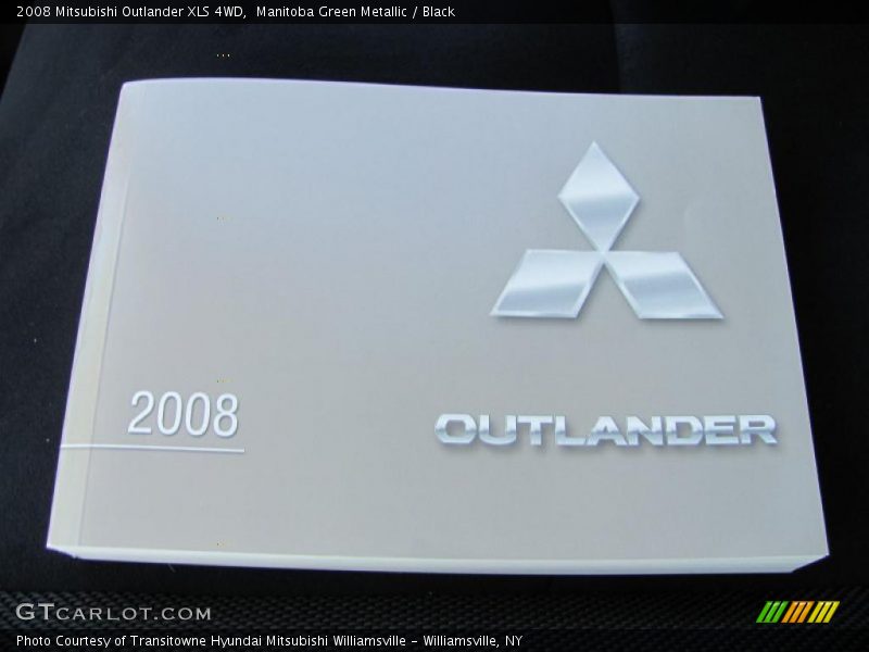 Manitoba Green Metallic / Black 2008 Mitsubishi Outlander XLS 4WD