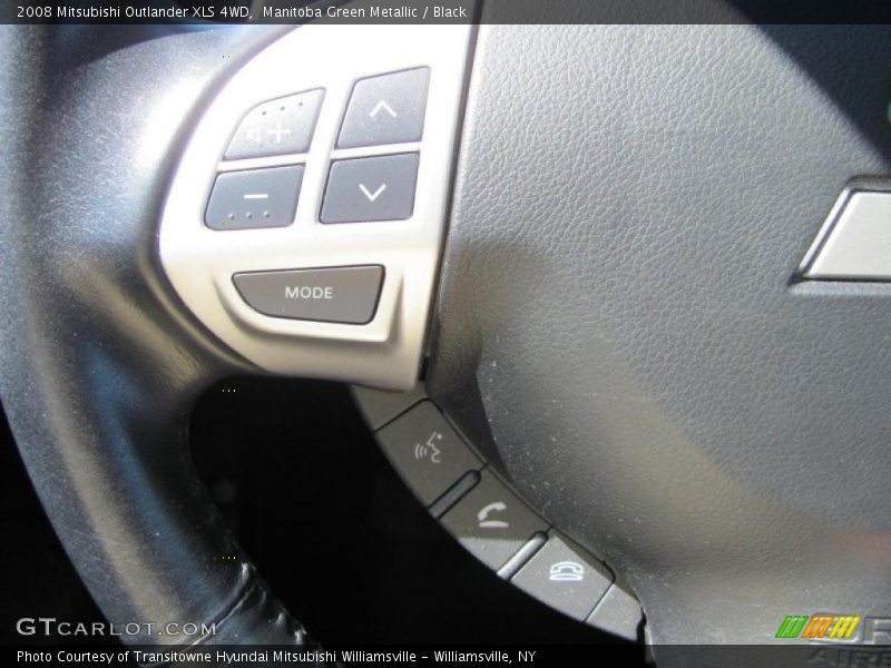 Manitoba Green Metallic / Black 2008 Mitsubishi Outlander XLS 4WD