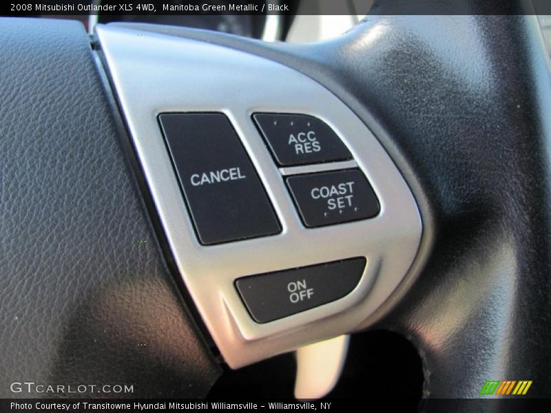 Manitoba Green Metallic / Black 2008 Mitsubishi Outlander XLS 4WD