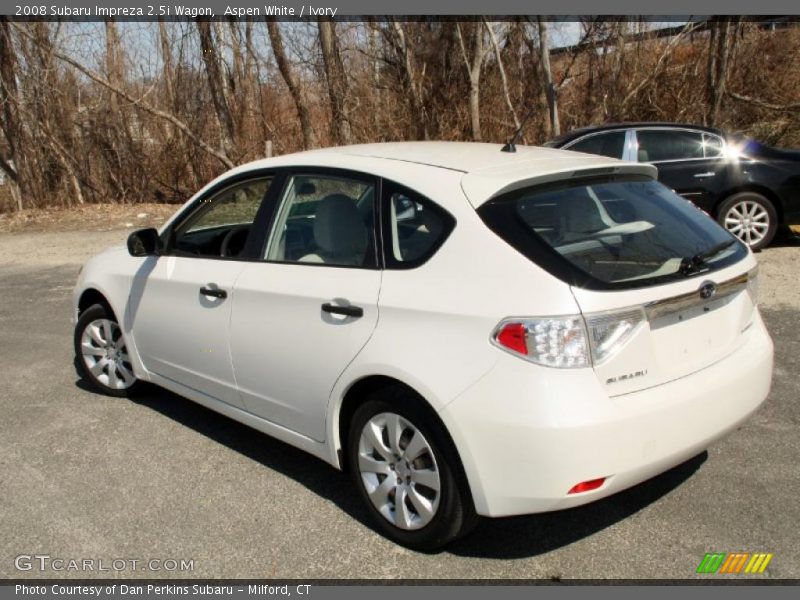 Aspen White / Ivory 2008 Subaru Impreza 2.5i Wagon