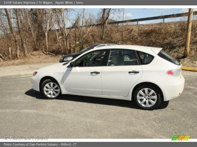 Aspen White / Ivory 2008 Subaru Impreza 2.5i Wagon