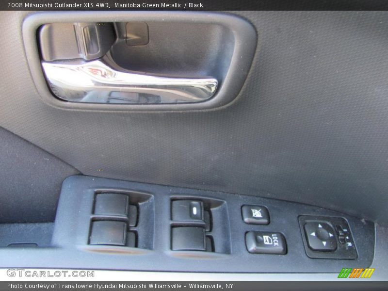 Manitoba Green Metallic / Black 2008 Mitsubishi Outlander XLS 4WD
