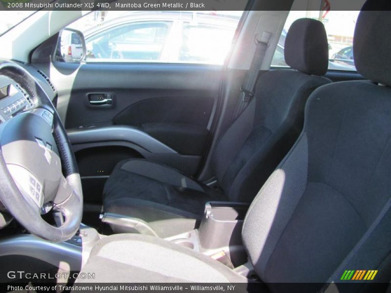Manitoba Green Metallic / Black 2008 Mitsubishi Outlander XLS 4WD