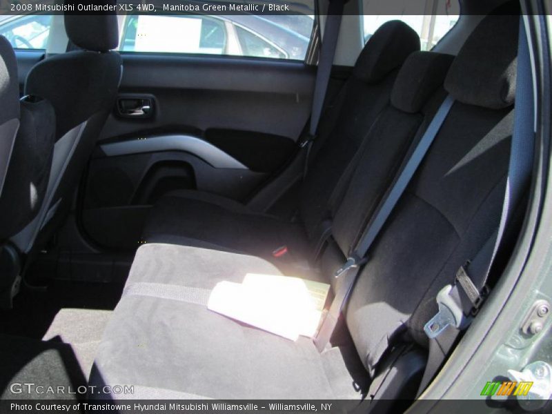 Manitoba Green Metallic / Black 2008 Mitsubishi Outlander XLS 4WD