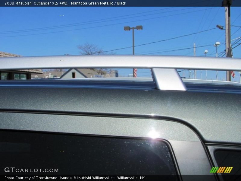 Manitoba Green Metallic / Black 2008 Mitsubishi Outlander XLS 4WD