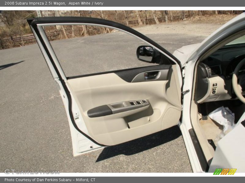 Aspen White / Ivory 2008 Subaru Impreza 2.5i Wagon