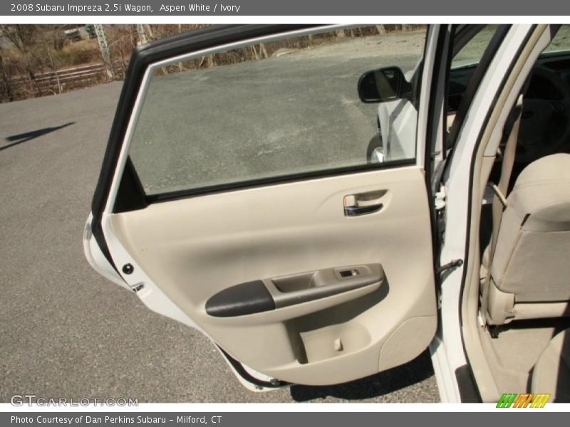Aspen White / Ivory 2008 Subaru Impreza 2.5i Wagon