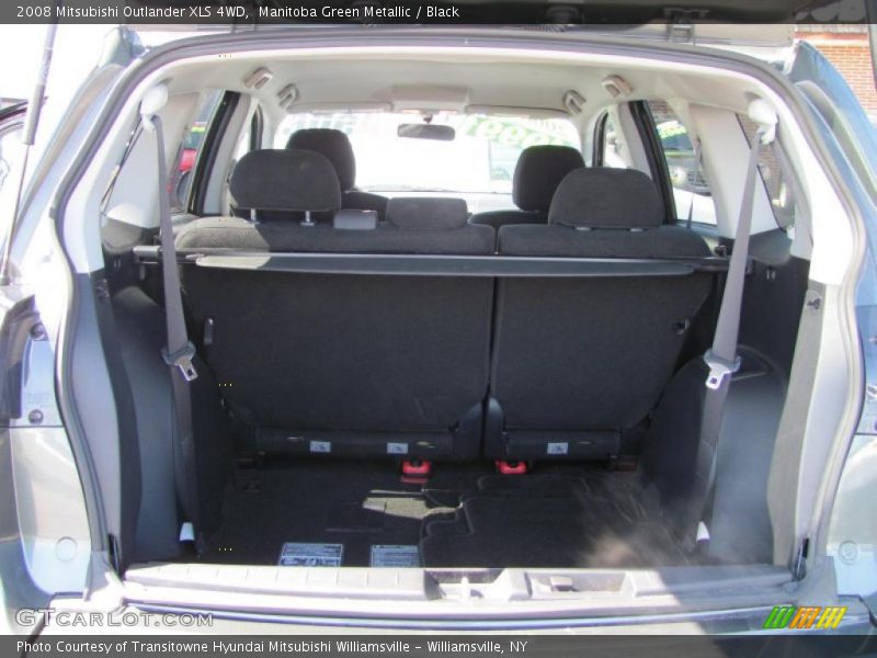 Manitoba Green Metallic / Black 2008 Mitsubishi Outlander XLS 4WD