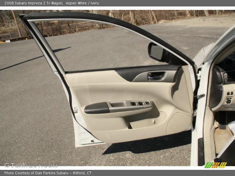 Aspen White / Ivory 2008 Subaru Impreza 2.5i Wagon