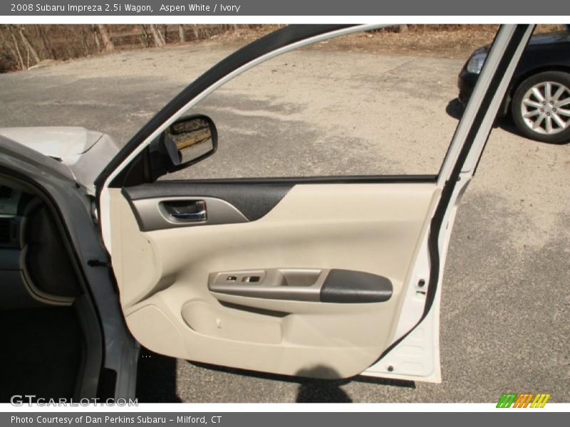 Aspen White / Ivory 2008 Subaru Impreza 2.5i Wagon