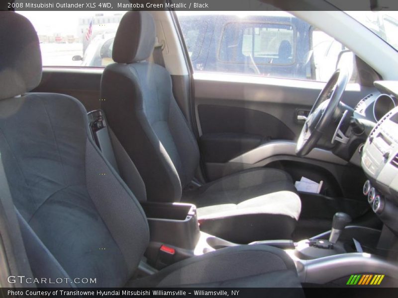 Manitoba Green Metallic / Black 2008 Mitsubishi Outlander XLS 4WD