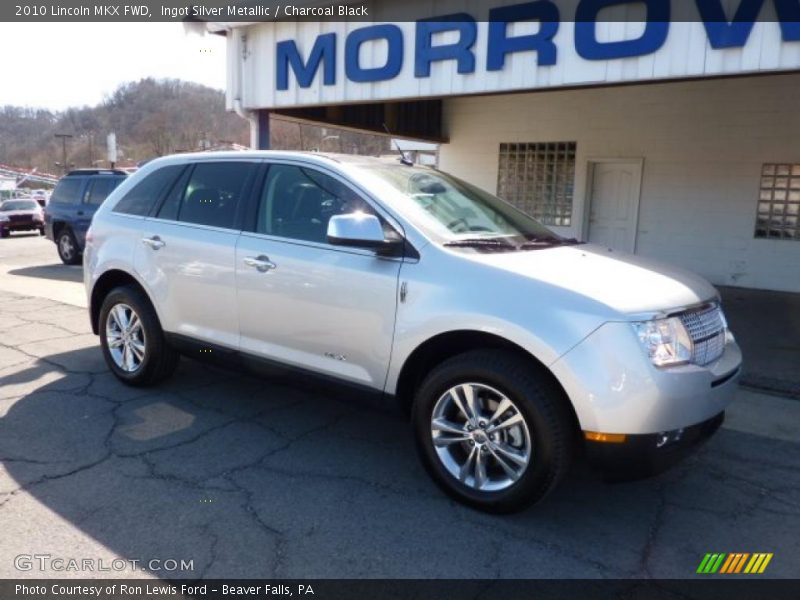 Ingot Silver Metallic / Charcoal Black 2010 Lincoln MKX FWD