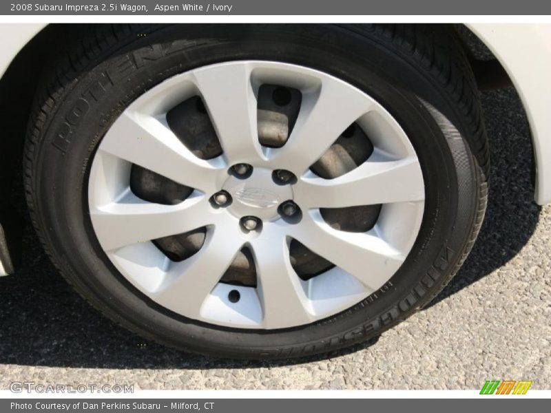 Aspen White / Ivory 2008 Subaru Impreza 2.5i Wagon