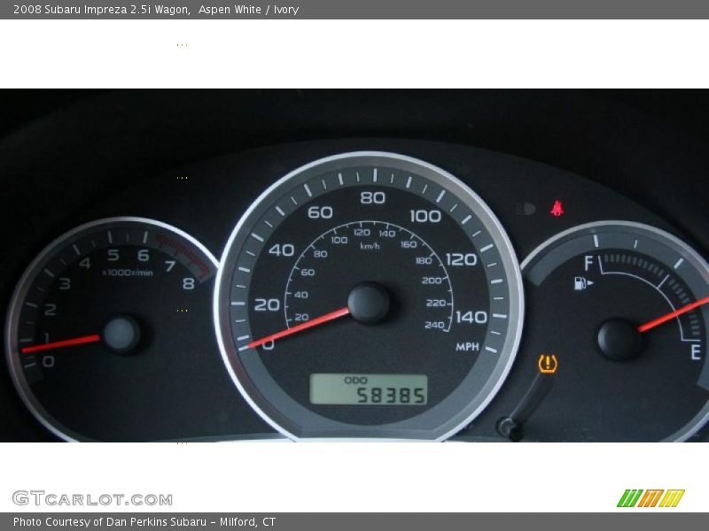 Aspen White / Ivory 2008 Subaru Impreza 2.5i Wagon