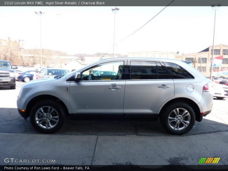 Ingot Silver Metallic / Charcoal Black 2010 Lincoln MKX FWD