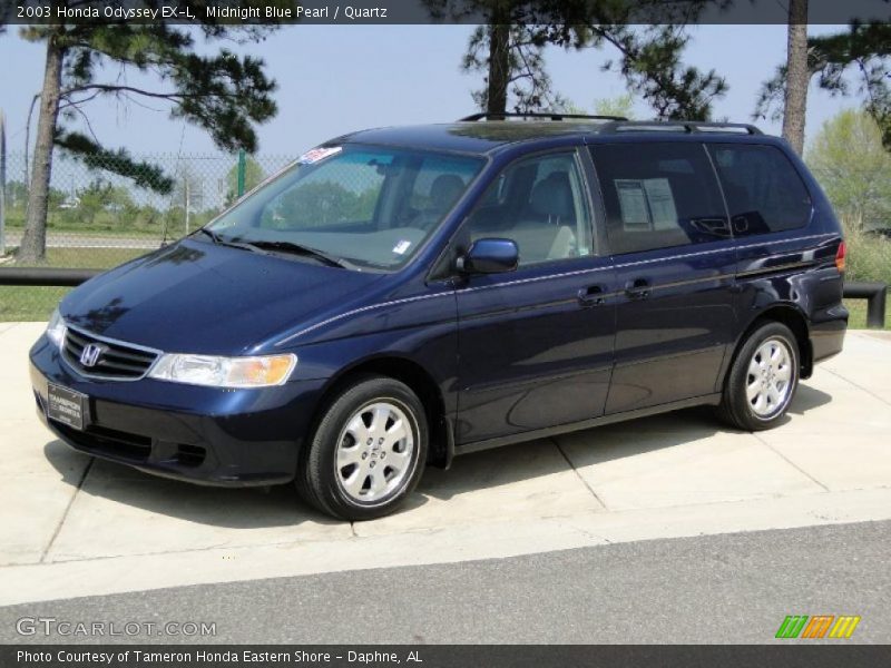 Front 3/4 View of 2003 Odyssey EX-L
