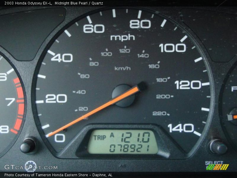 Midnight Blue Pearl / Quartz 2003 Honda Odyssey EX-L