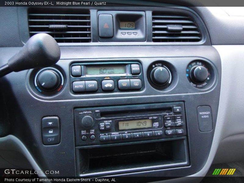 Controls of 2003 Odyssey EX-L