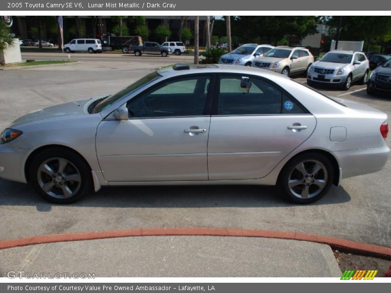 Lunar Mist Metallic / Dark Gray 2005 Toyota Camry SE V6