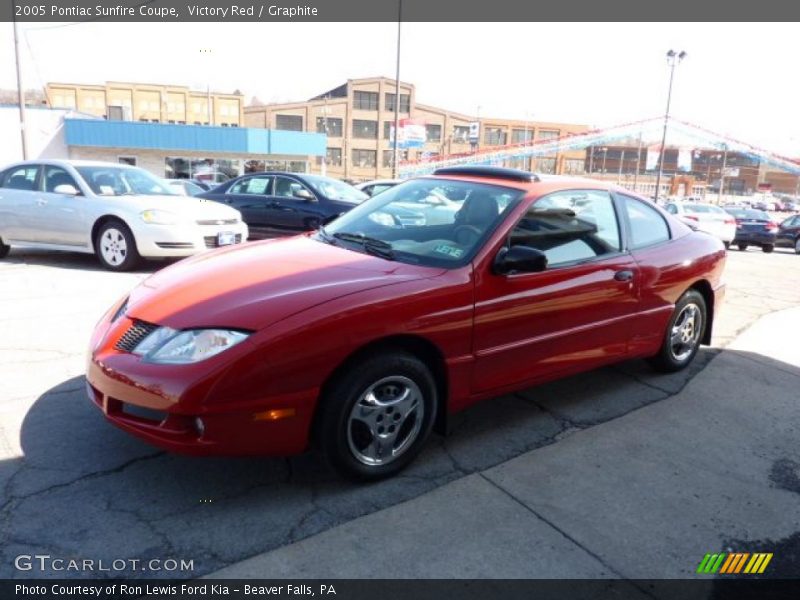 Victory Red / Graphite 2005 Pontiac Sunfire Coupe