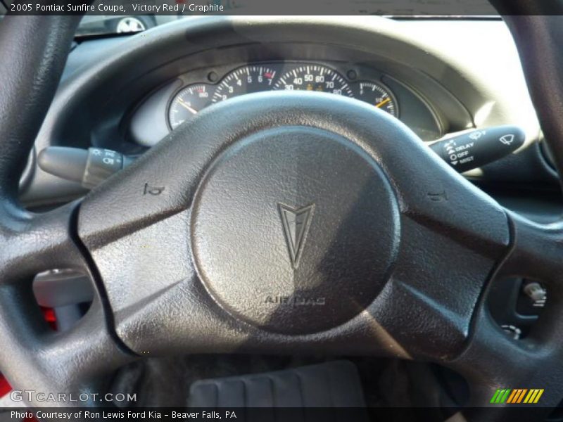 Victory Red / Graphite 2005 Pontiac Sunfire Coupe