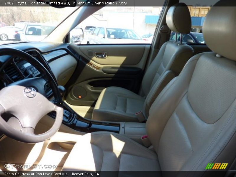 Millennium Silver Metallic / Ivory 2002 Toyota Highlander Limited 4WD