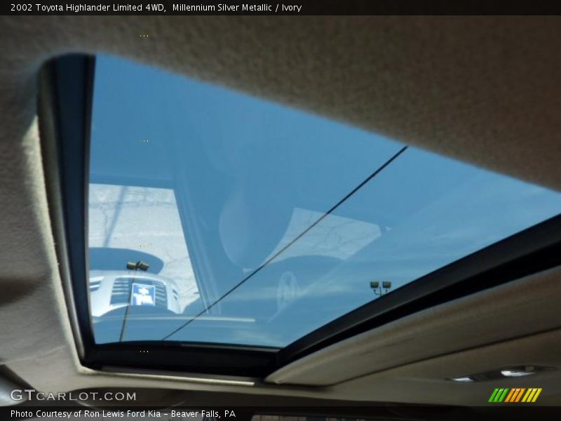 Millennium Silver Metallic / Ivory 2002 Toyota Highlander Limited 4WD