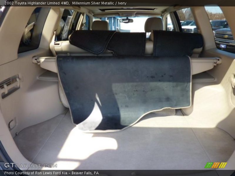 Millennium Silver Metallic / Ivory 2002 Toyota Highlander Limited 4WD