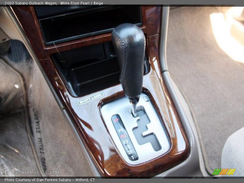 White Frost Pearl / Beige 2002 Subaru Outback Wagon