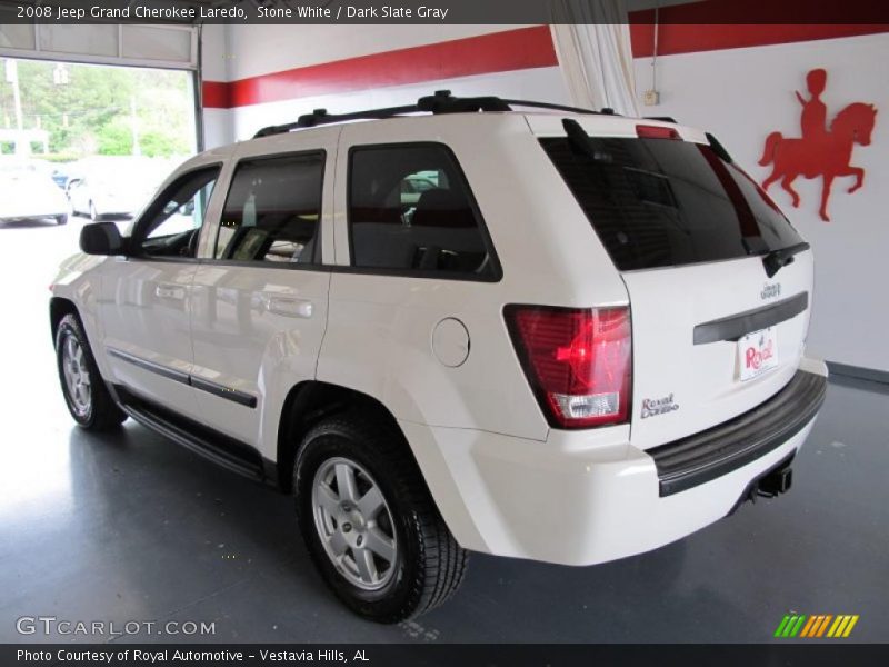 Stone White / Dark Slate Gray 2008 Jeep Grand Cherokee Laredo