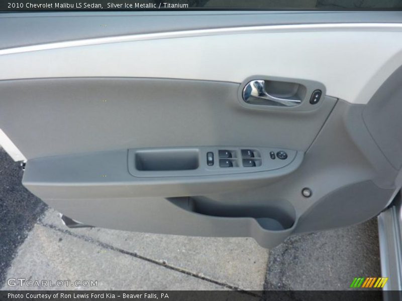 Silver Ice Metallic / Titanium 2010 Chevrolet Malibu LS Sedan