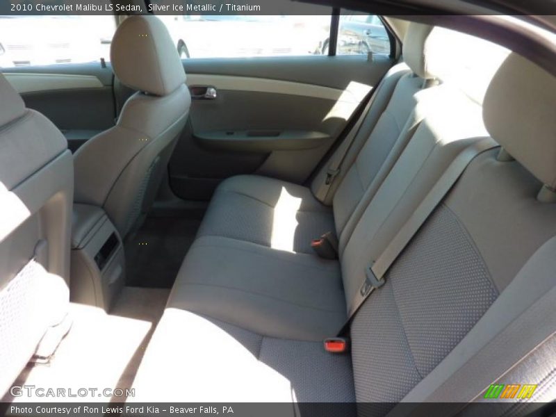 Silver Ice Metallic / Titanium 2010 Chevrolet Malibu LS Sedan