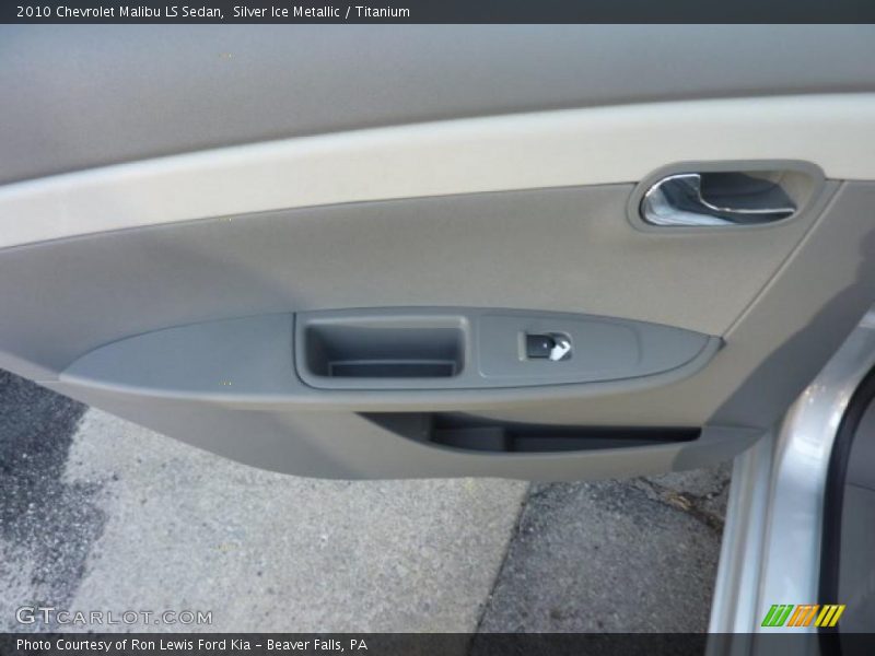 Silver Ice Metallic / Titanium 2010 Chevrolet Malibu LS Sedan