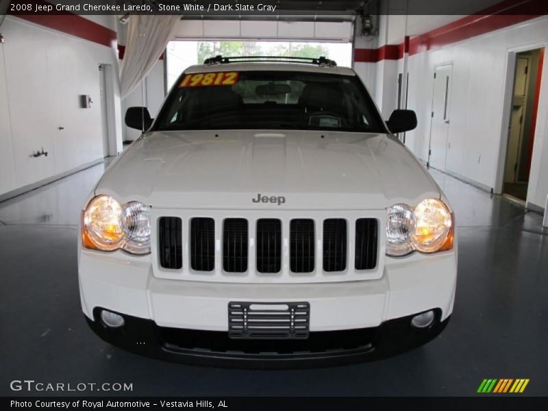 Stone White / Dark Slate Gray 2008 Jeep Grand Cherokee Laredo
