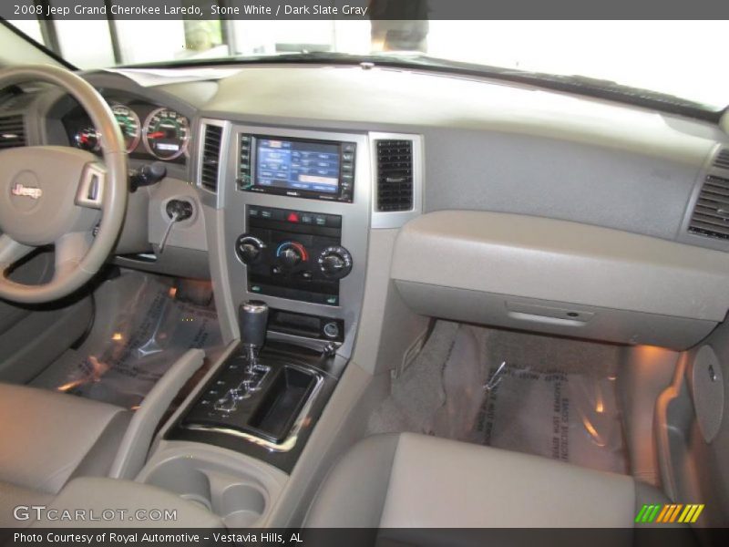 Stone White / Dark Slate Gray 2008 Jeep Grand Cherokee Laredo