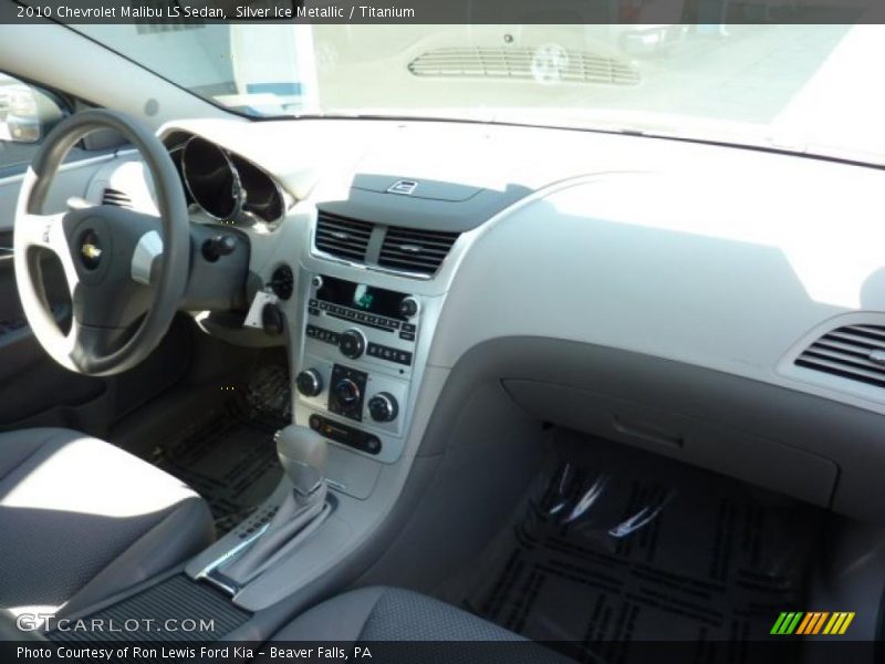 Silver Ice Metallic / Titanium 2010 Chevrolet Malibu LS Sedan
