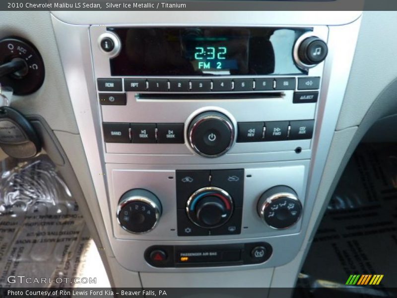 Controls of 2010 Malibu LS Sedan