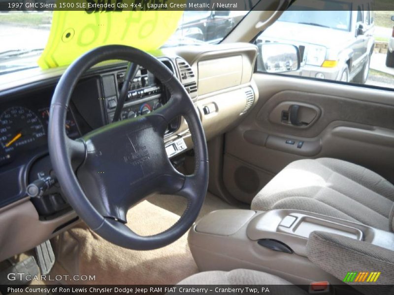  1997 Sierra 1500 SLE Extended Cab 4x4 Neutral Interior