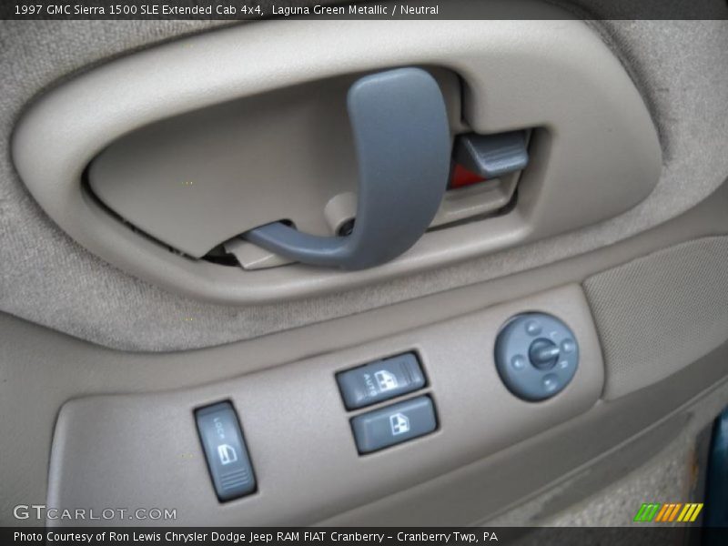 Laguna Green Metallic / Neutral 1997 GMC Sierra 1500 SLE Extended Cab 4x4
