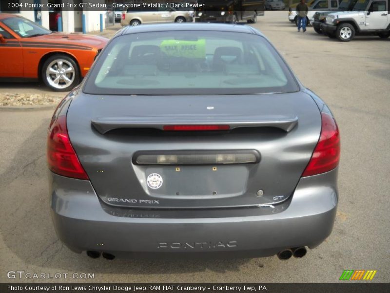 Greystone Metallic / Dark Pewter 2004 Pontiac Grand Prix GT Sedan
